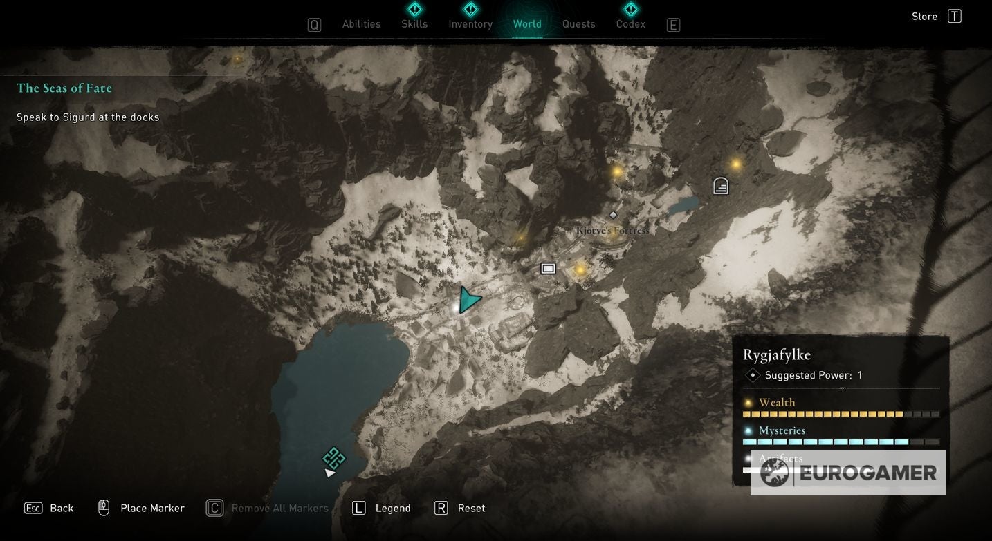 Assassin's Creed Valhalla Treasure Hoard map locations list by